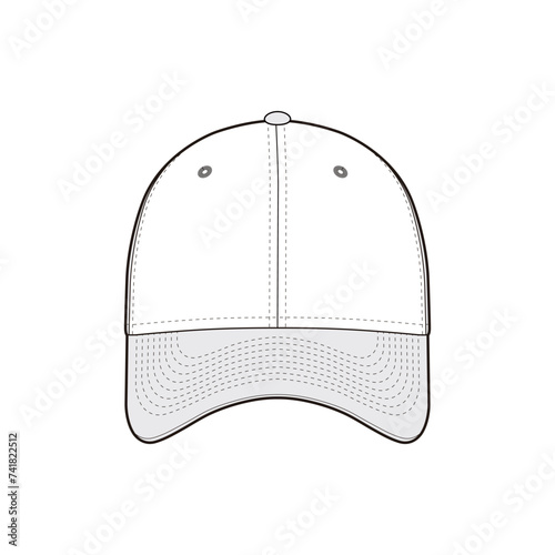 39Thirty Fitted Cap Precision Vector Design Illustration