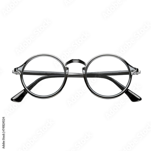 Glasses isolated on white transparent background