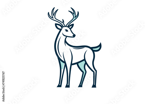 Deer Logo isolated