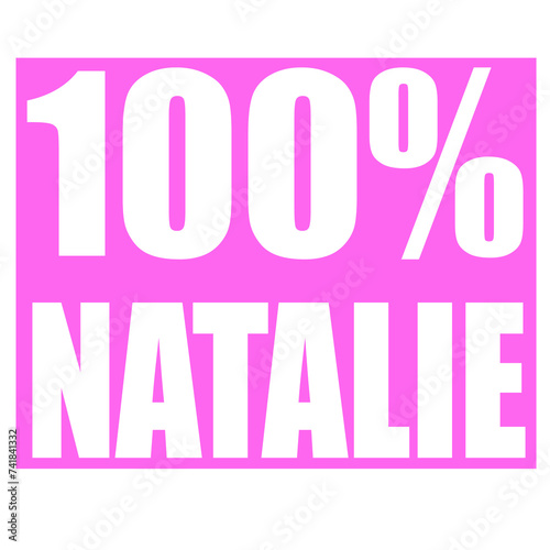 Natalie name 100 percent png photo