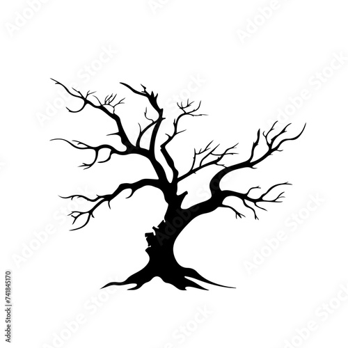 Fototapeta Naklejka Na Ścianę i Meble -  Dry Tree Logo Design