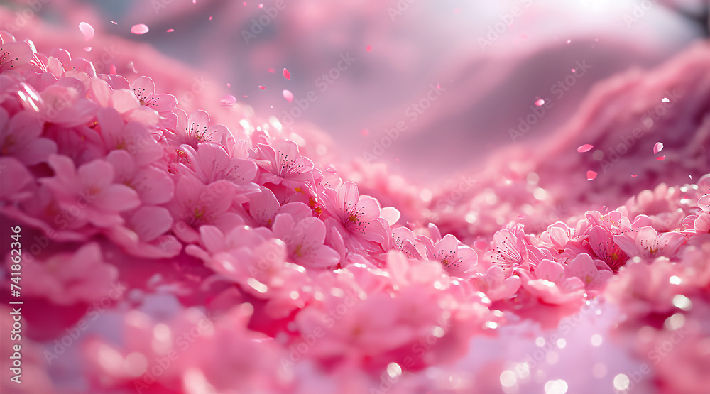 春の桜の美しいイメージ素材 春の桜の美しいイメージ素材