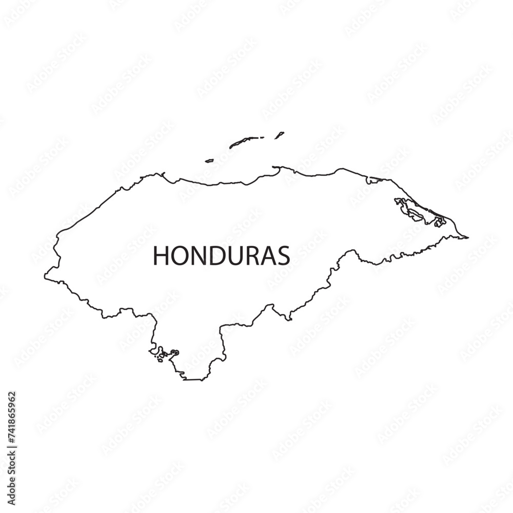 Honduras map icon