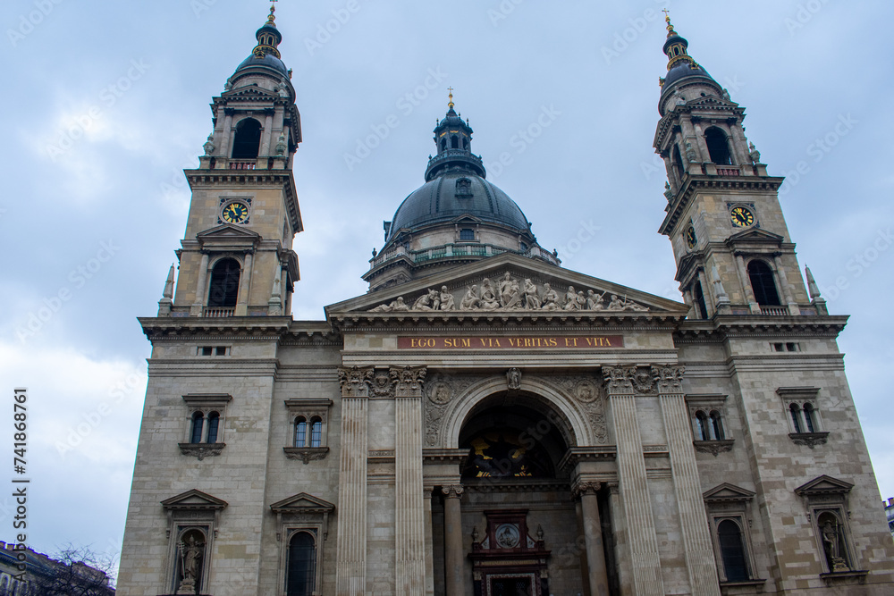 St. Stephen's Basilica, Roman Catholic basilica in Budapest, Hungary.