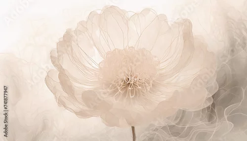 Obraz Piękny kwiat, wzór kwiatowy, abstrakcja, tło, puste miejsce	