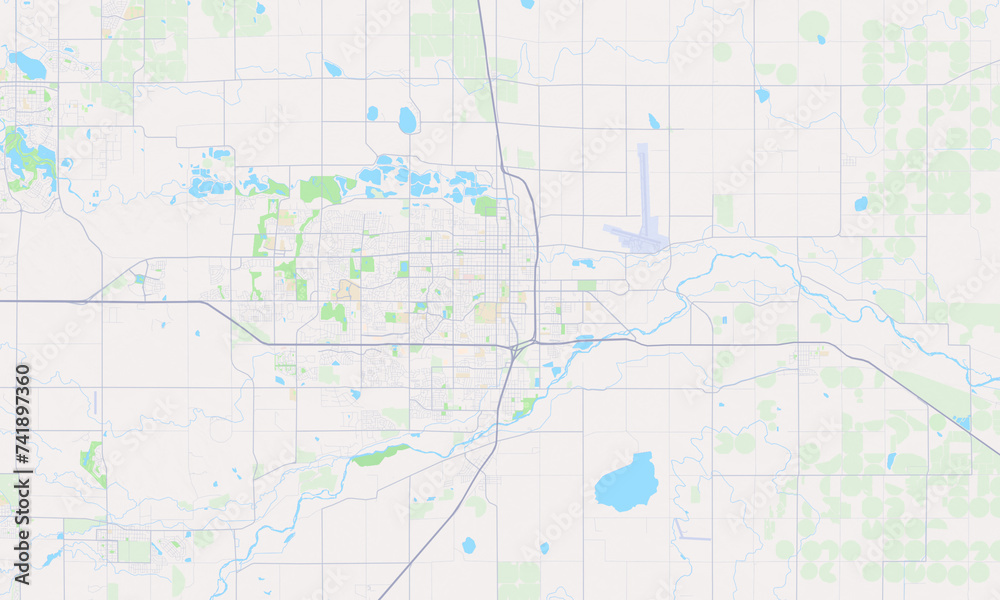 Greeley Colorado Map, Detailed Map of Greeley Colorado Stock