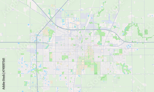 Champaign Illinois Map, Detailed Map of Champaign Illinois © Ben