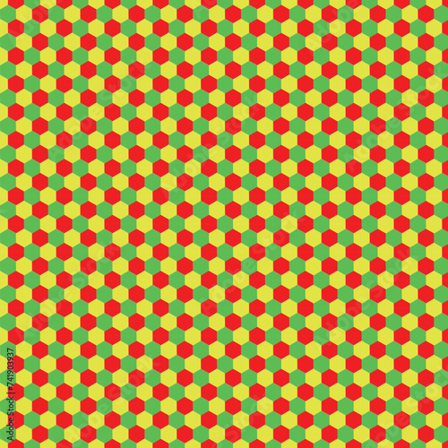 abstract illustration of red, green and yellow colors, reggae background, abstract reggae