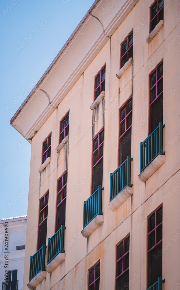 facade of an building with sky coral gables miami 