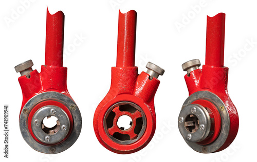 Φωτογραφία Old pipe threader used by plumbers for household repairs