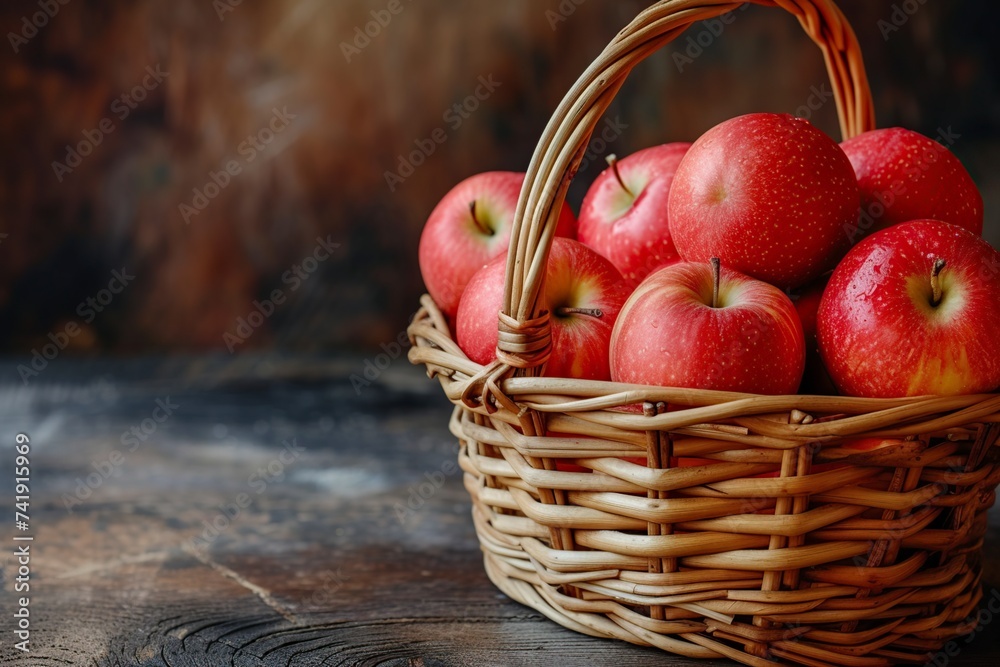 wicker basket with rich and delicious high quality fruits wicker basket with rich and delicious high quality fruits