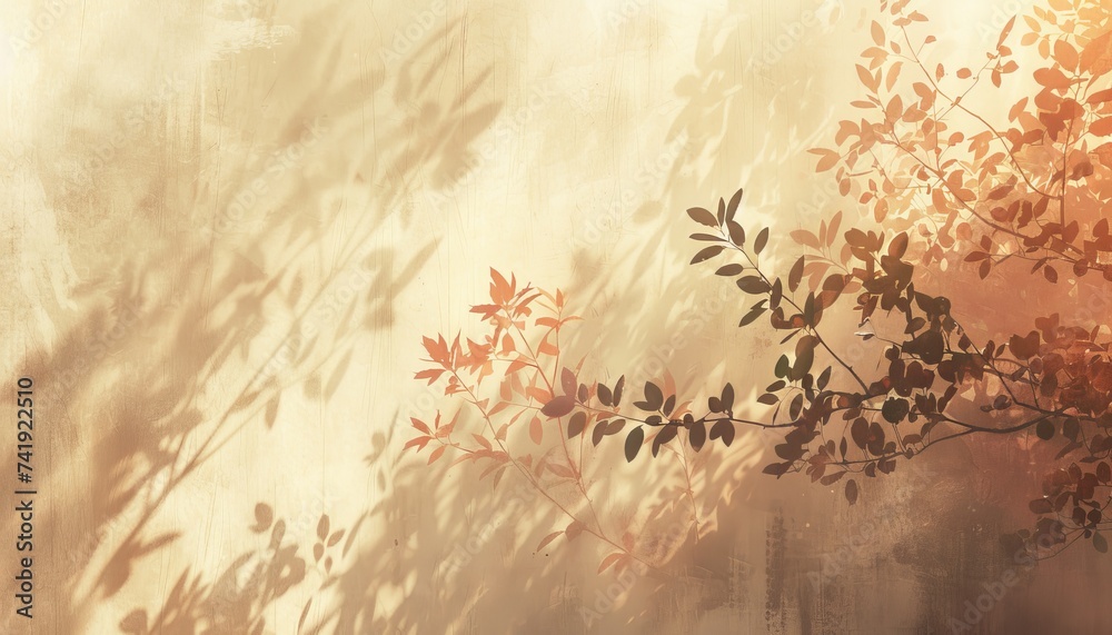 Glowing pale rose gold gradients in abstract spring background, evoking warmth and renewal.