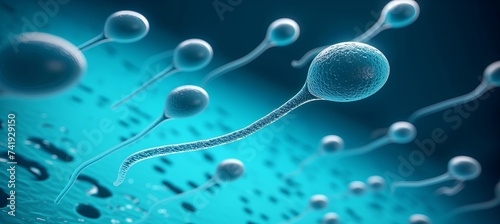 Male sperm under a microscope exploring the microscopic world of male reproductive cells