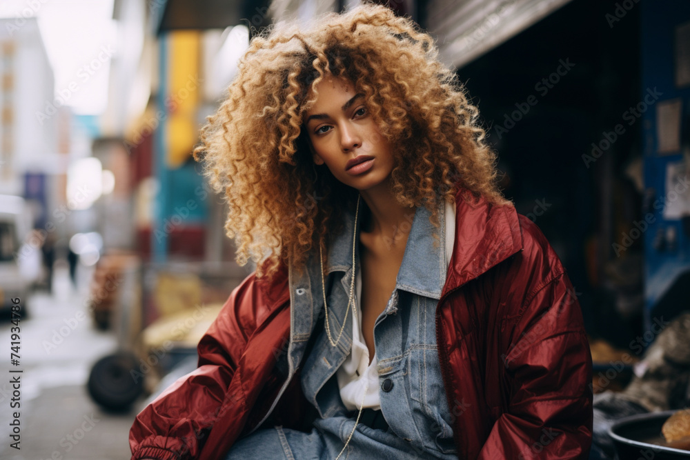 A Street Style Portrait Series, featuring individuals with unique and eclectic fashion choices in urban environments