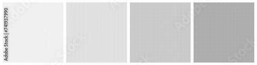 Obraz na płótnie GRIS TRAMÉ UNIFORME VECTORIEL. Trames monochromes par points parfaitement ronds. 5402 points par carré w salonie
