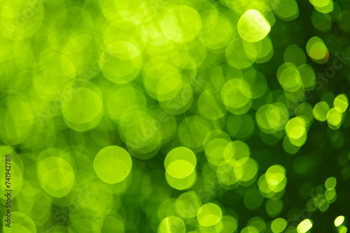 green blur background
