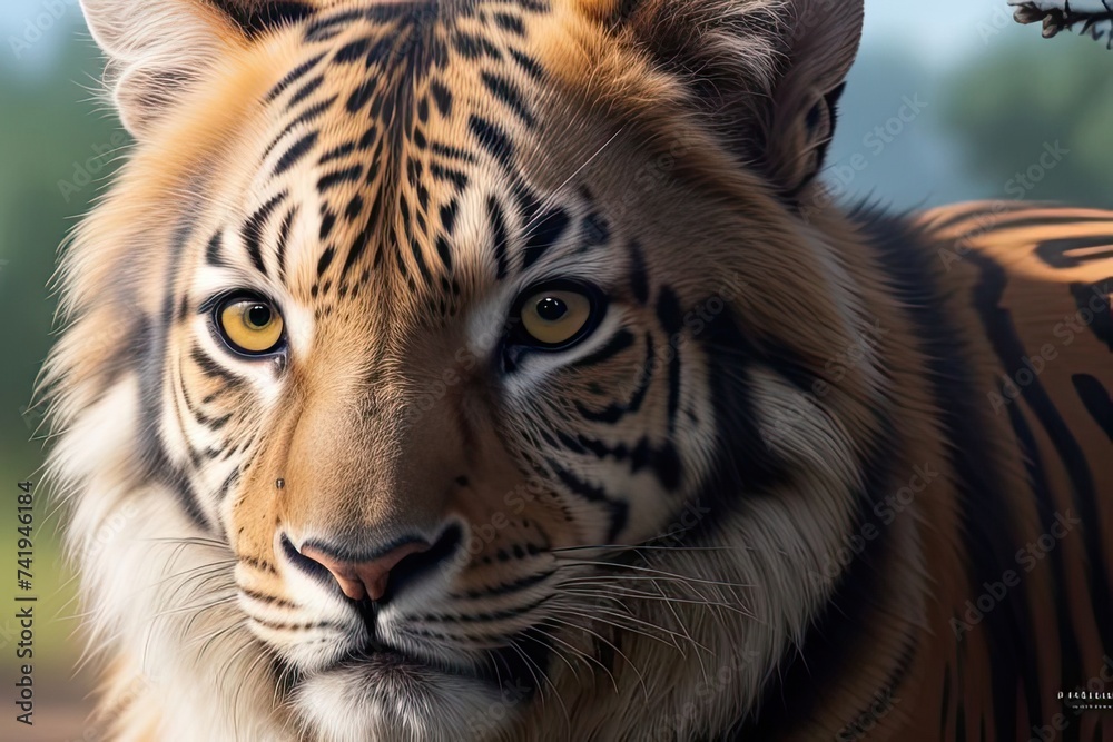 Fototapeta premium portrait of a tiger