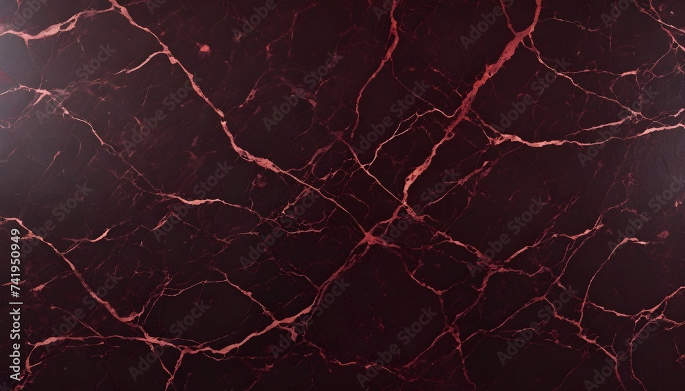 Black marble tile with red veins pattern texture