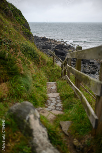Coastal Path Leading to the Sea