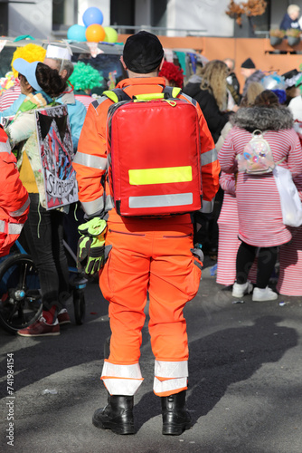 Sanitäter - Karneval / Karnevalsumzug in Deutschland