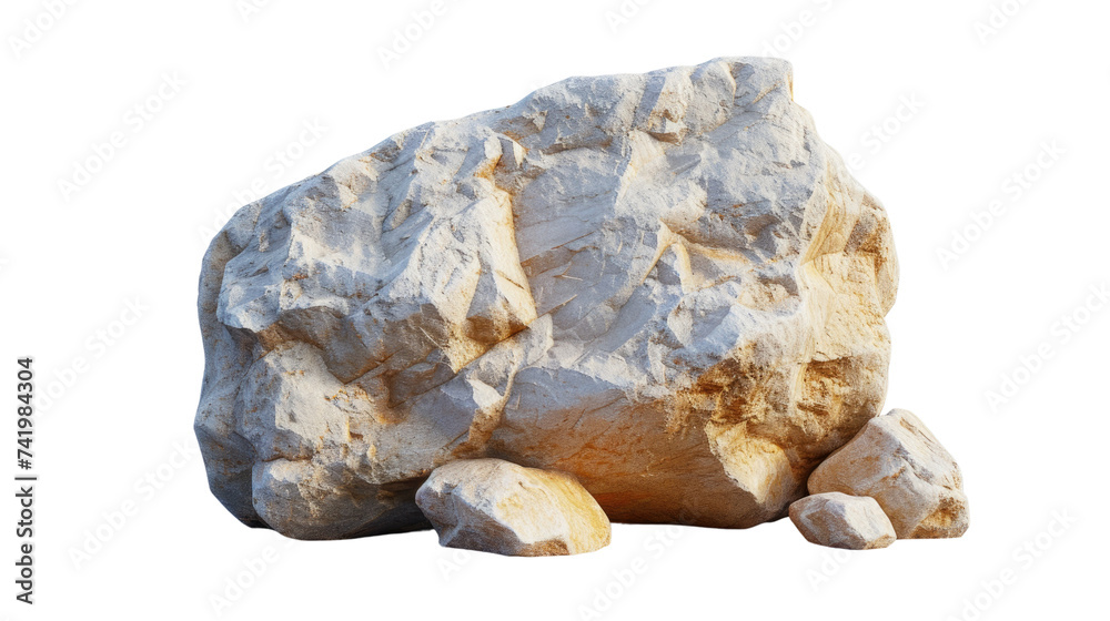 Big rock isolated on transparent background Big rock isolated on transparent background