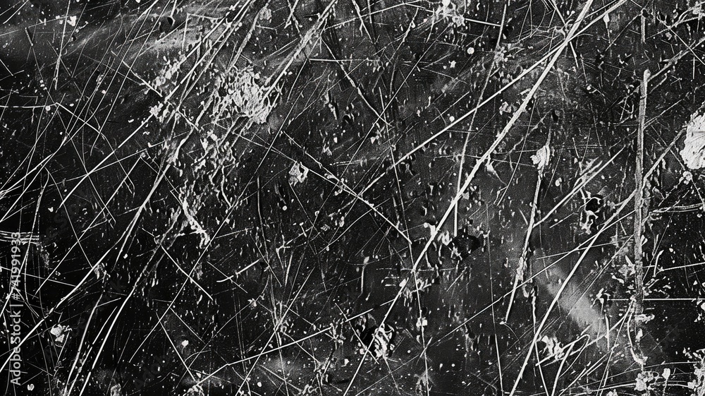 Old Rough Dirty Black Scratch Dust Grunge Black Distressed Noise Grain Overlay Texture Background - generative ai Old Rough Dirty Black Scratch Dust Grunge Black Distressed Noise Grain Overlay Texture Background - generative ai
