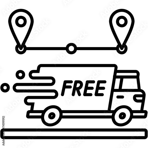 Free Delivery Icon