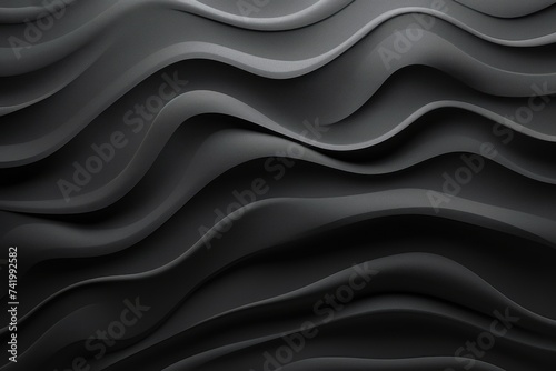 Abstract dark Black 3d concrete cement texture wall texture background wallpaper banner  © Celina