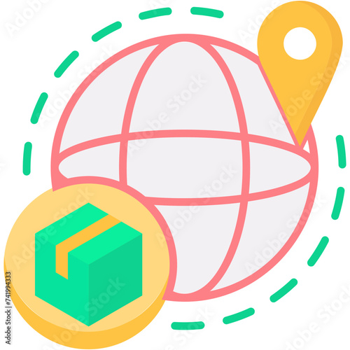 Worldwide Shipping Illustration