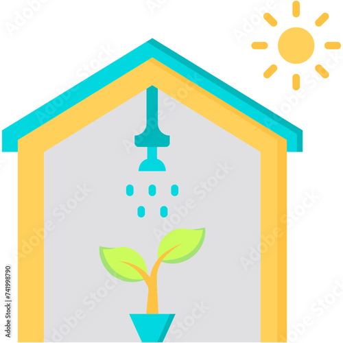 Smart Greenhouse Illustration