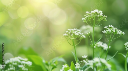 A natural green background with selective focus © Orxan
