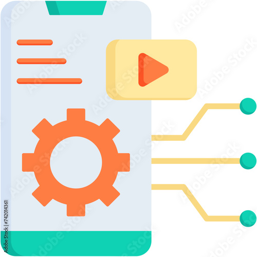 Mobile Application Illustration