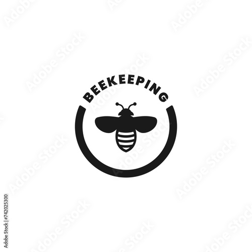 Beekeeping icon or Bee Keeping label Vector Isolated. Best beekeeping icon for mobile applications and websites. Or related content about honey bees.