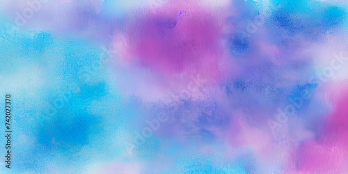 Beautiful blue and pink pastel watercolor background