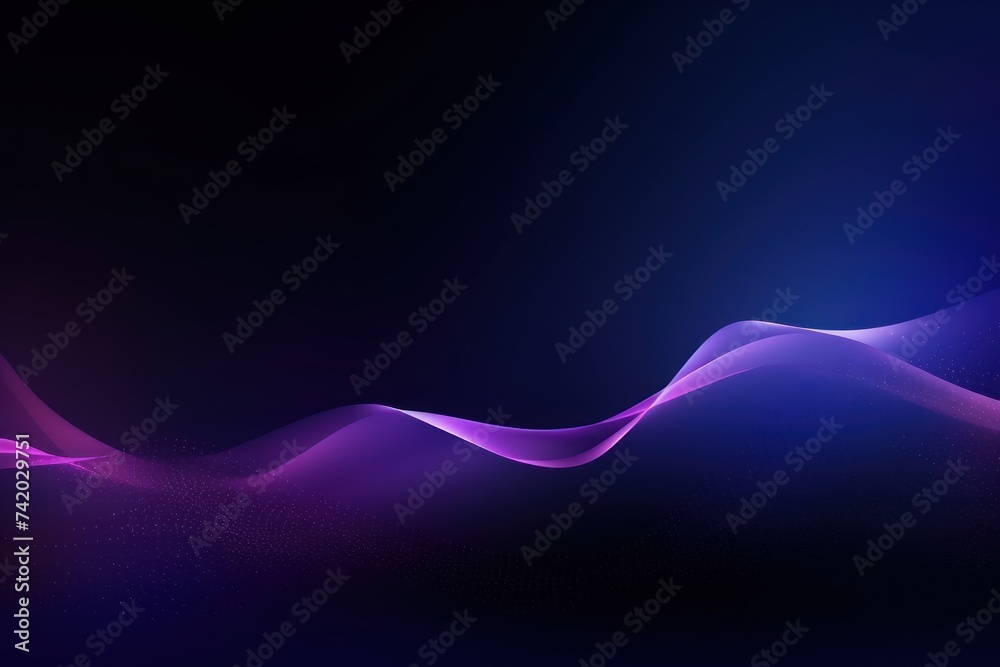 Abstract Waving Olive and lilac Particle Technology Background Design. Abstract wave moving dots flow