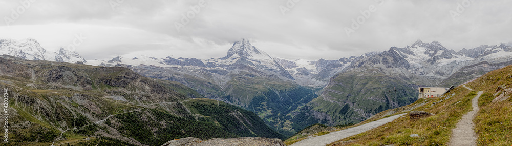 landscape view on the Matterhorn