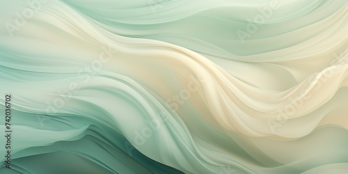 Blended colorful dark Ivory and Mint geadient abstract banner background