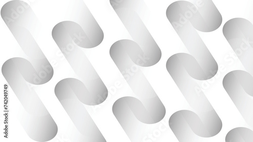 white gray silver gradient geometric futuristic pattern abstract background suitable for corporate flyer brochure business presentation 