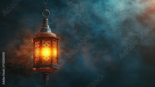 Ramadan kareem greeting card , arabic lantern, Elegant design of lit lantern template, place for text greeting card and banner for Ramadan kareem.
