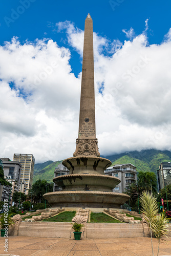 Caracas, Venezuela: view of the obelisk in Altamira square. photo
