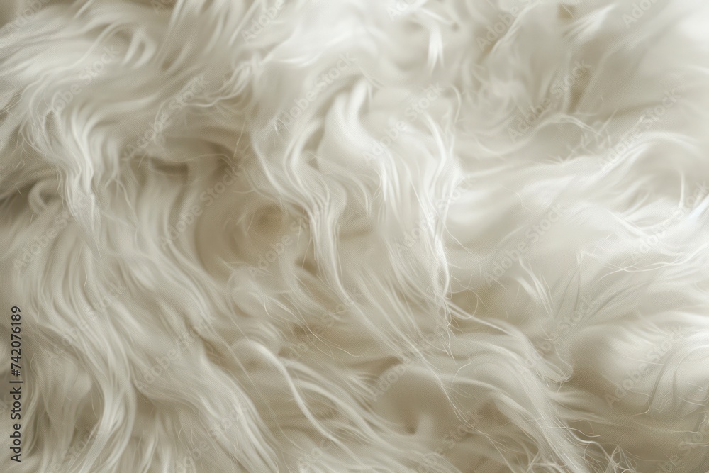 white pile of wool, in the style of motion blur panorama, wavy