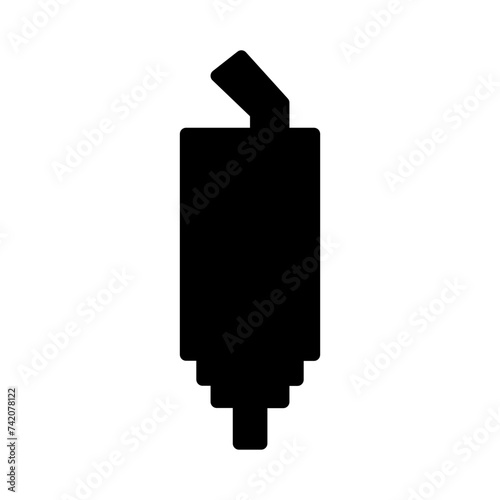 Spacer Asthma Inhaler Glyph Icon