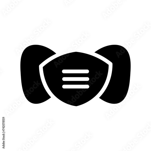 Surgical Mask Surgery Glyph Icon