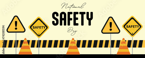 Banner for National Safety Day