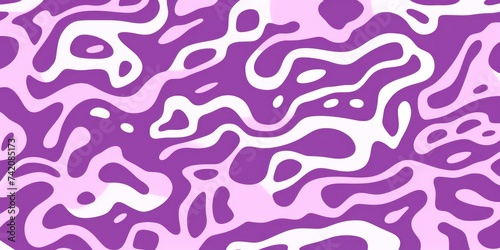 Mauve fun line doodle seamless pattern