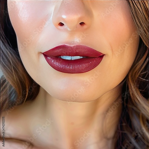 Elegant Lipstick Application  Perfect Shade  