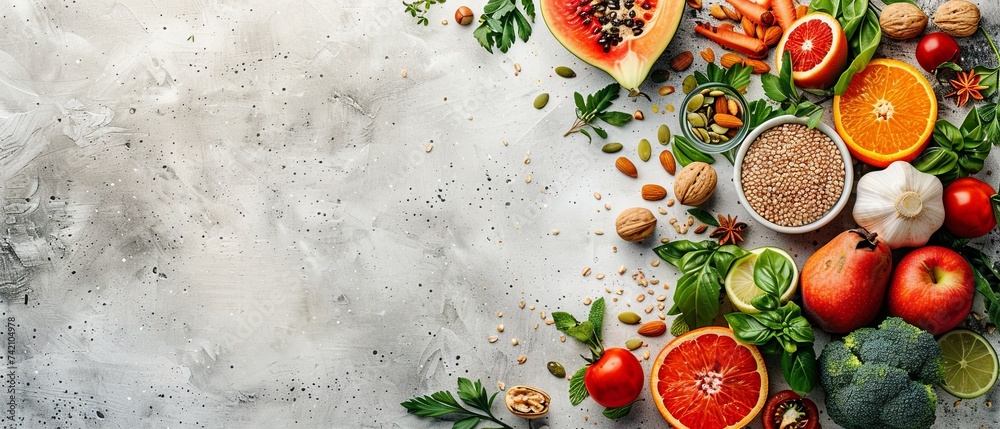 Minimalist Healthy Eating Concept with Berries and Nuts
Minimalist Healthy Eating Concept with Berries and Nuts