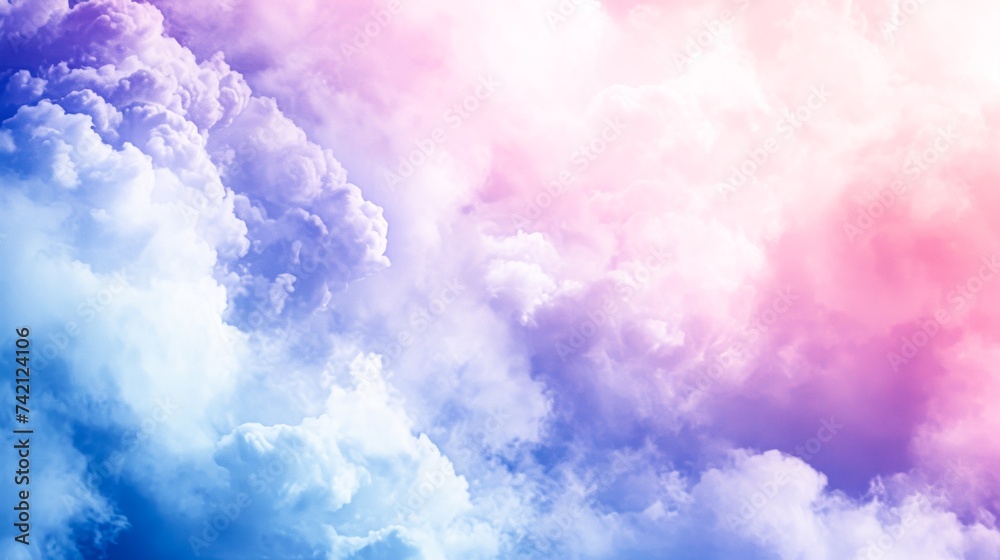 Abstract pastel color cloud texture background, full frame, cotton texture 