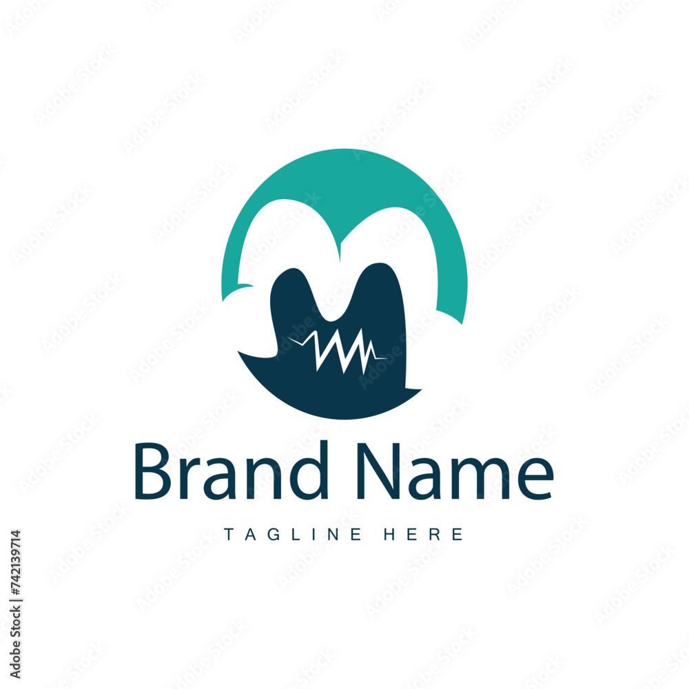 M letter logo in simple style Luxury product brand template illustration M letter logo in simple style Luxury product brand template illustration