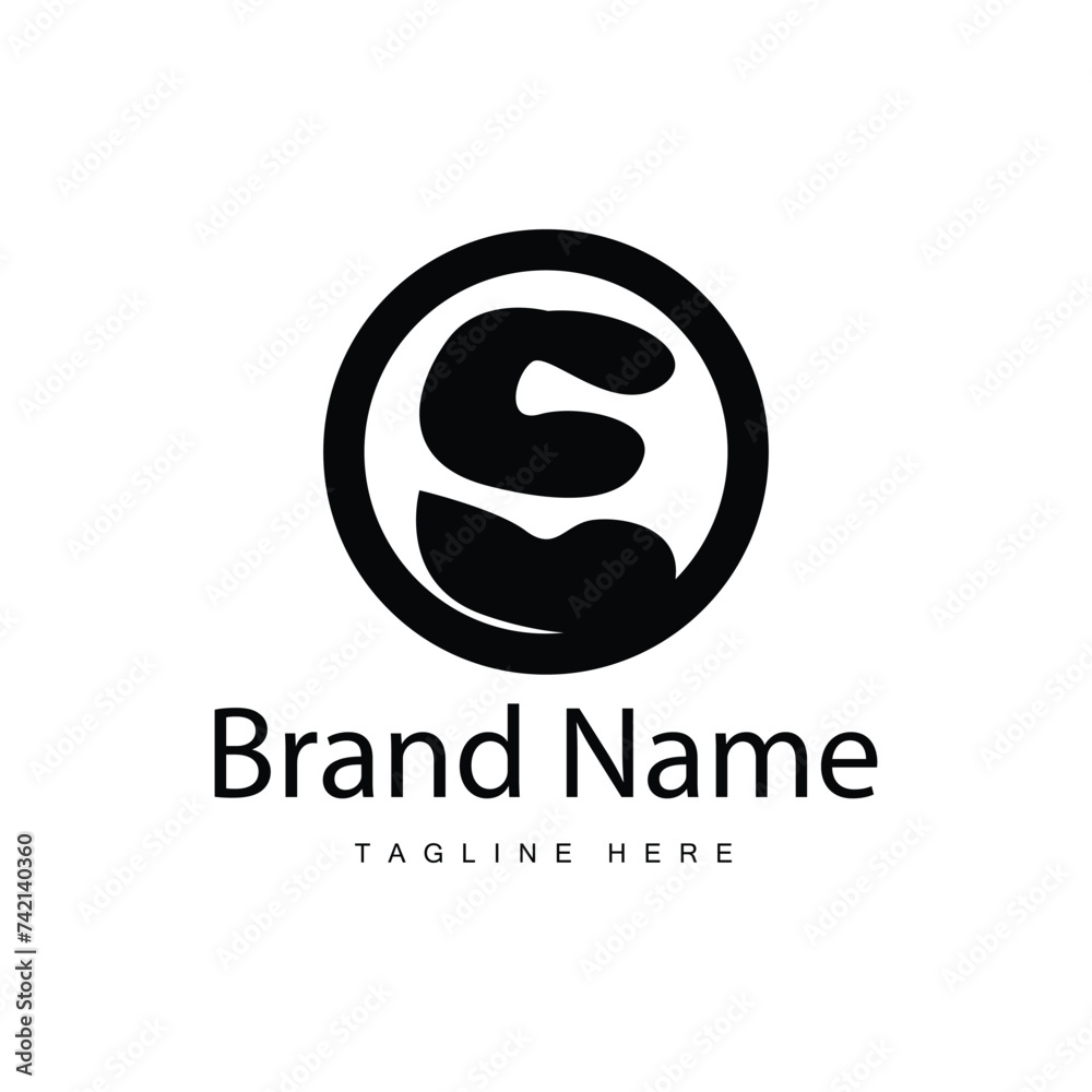 Obraz premium E letter logo in simple style Luxury product brand template illustration